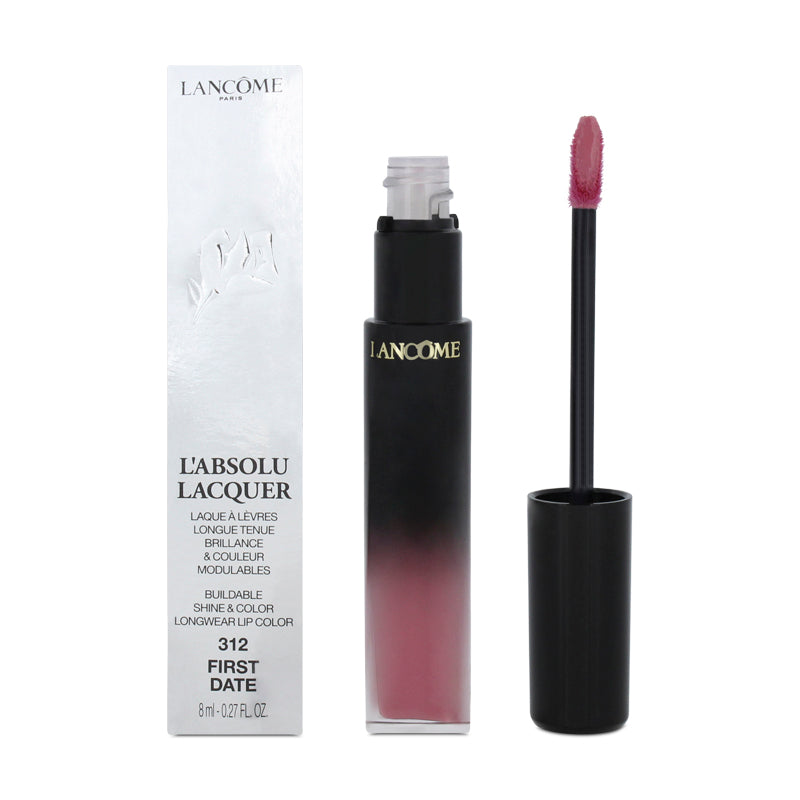 Lancome L'Absolu Lacquer Lipstick 312 First Date (Blemished Box)