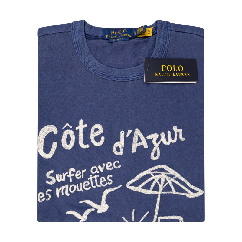 Ralph Lauren Polo Cote D'Azur T-Shirt Blue