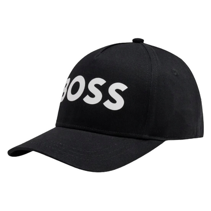 Hugo Boss Baseball Cap Boys Black Cotton Adjustable Back Strap 