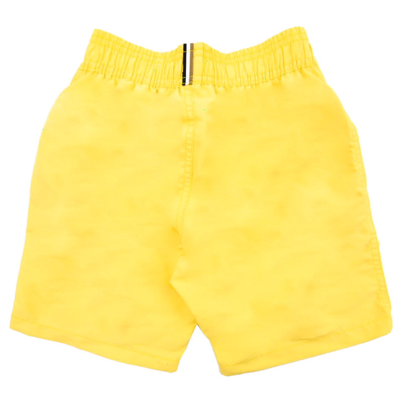 Hugo Boss Kid's Boys Logo Swim Shorts Yellow