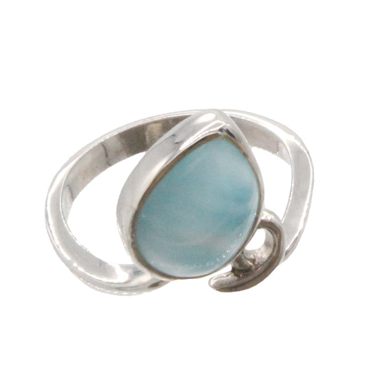 Marahlago Muse Ring Larimar Sterling Silver Size 7