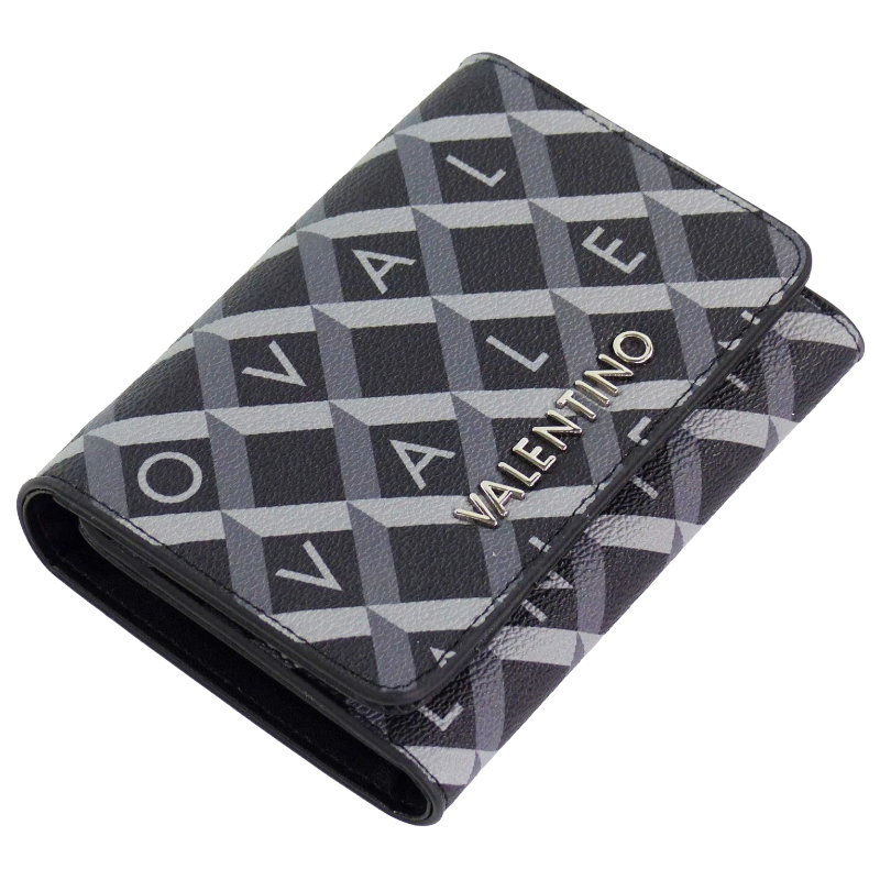 Valentino Nero/Multi Colour Wallet Large Taupe Women's
