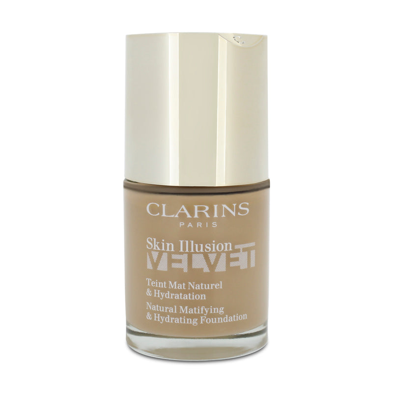 Clarins Skin Illusion Velvet Foundation 112C 30ml (Blemished Box)