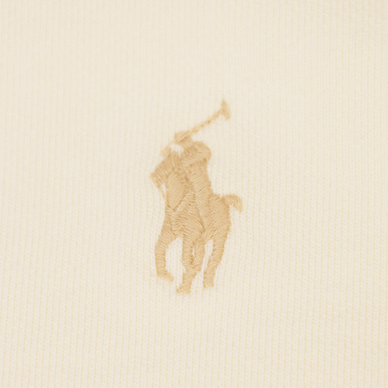 Ralph Lauren Polo Loopback Fleece Sweatshirt Cream