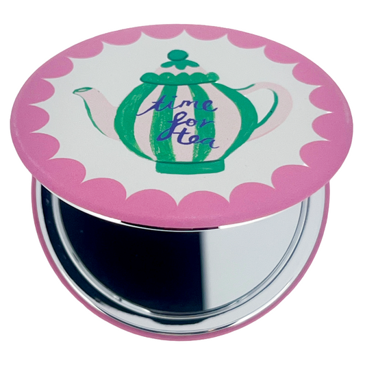 Eleanor Bowmer Time For Tea Compact Mirror