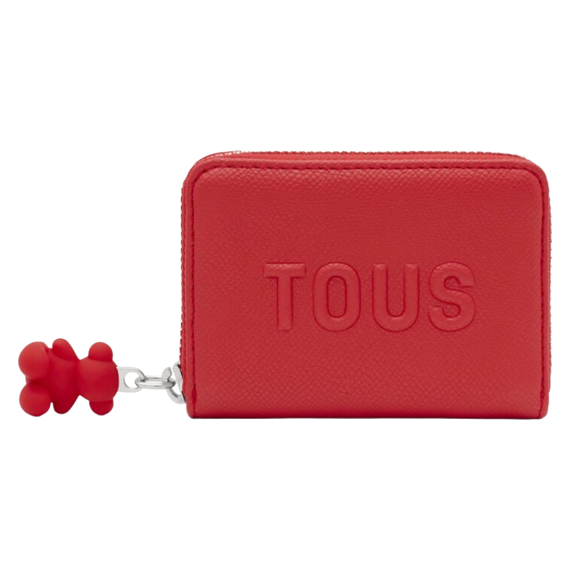Tous Red Wallet TOUS Brenda Small Red Coin Purse | Stylish & Compact