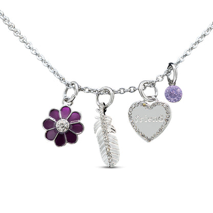 Lovita Silver Necklace - Friends Forever