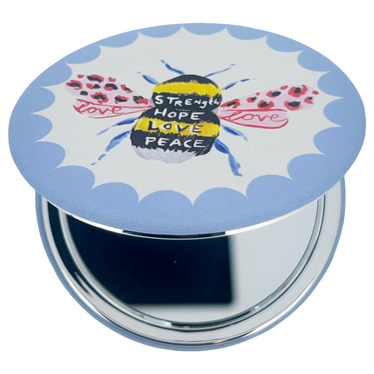Eleanor Bowmer Manchester Bee Compact Mirror