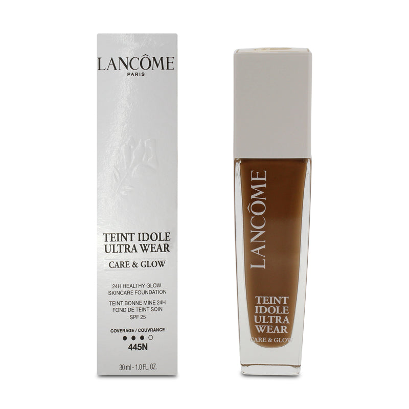 Lancome Teint Idole Ultra Wear Care & Glow 24H Glow Foundation 445N