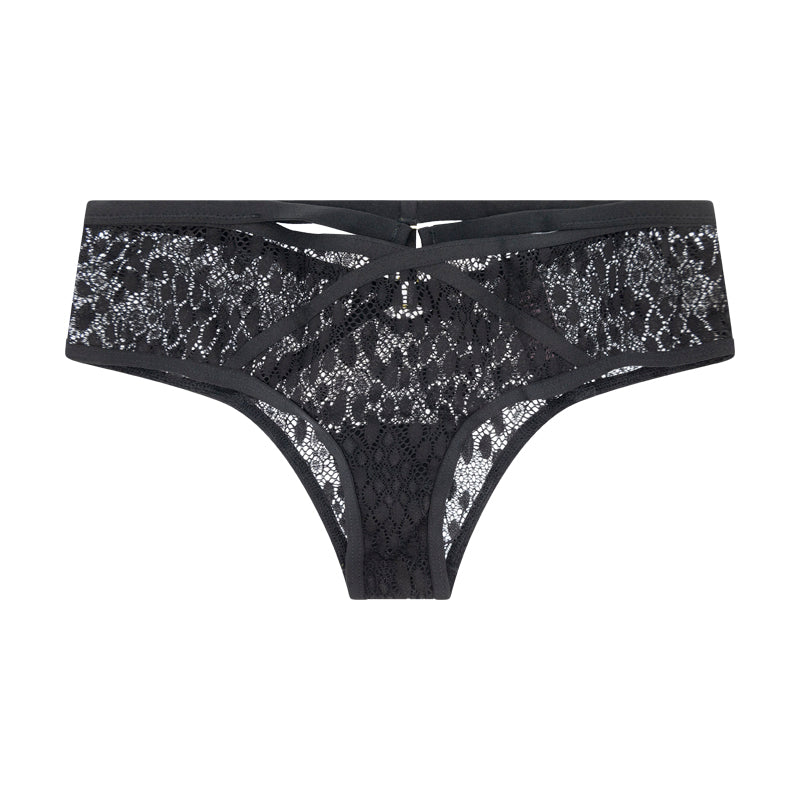 Victoria's Secret Very Sexy Cheeky Lace Knickers Black