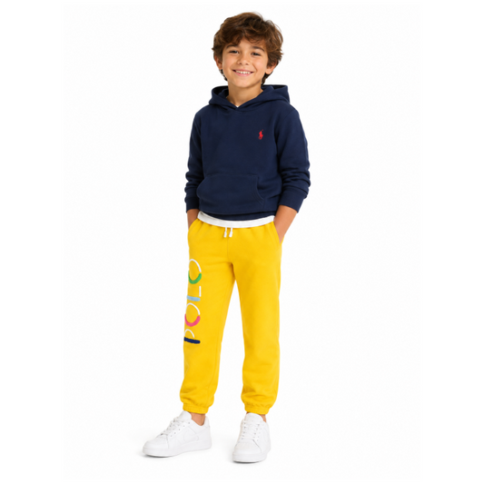 Ralph Lauren Polo Fleece Joggers Yellow Small