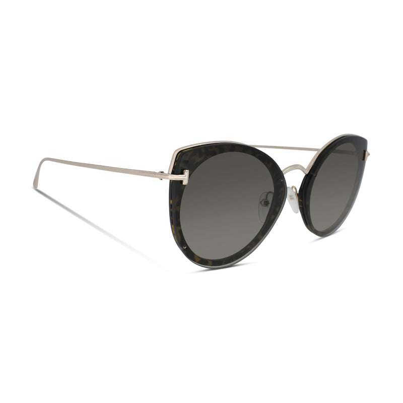 Tom Ford Cat Eye Havana Sunglasses TF683 52K *Ex Display*