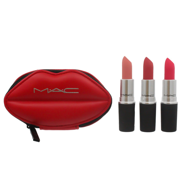 MAC Powder Kiss Lipstick Gift Set 3 x 3g