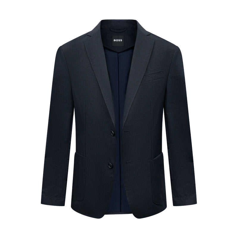 Hugo Boss Hanry Men's Slim Fit Blazer Jacket Dark Blue 