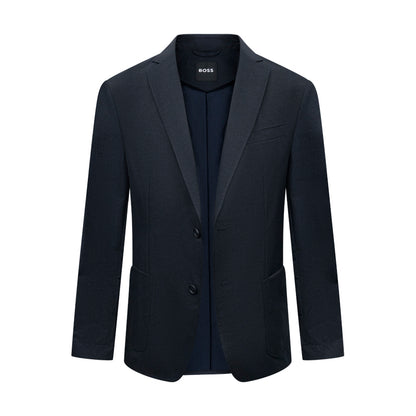 Hugo Boss Hanry Men's Slim Fit Blazer Jacket Dark Blue 