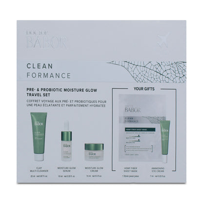 Doctor Babor Clean Performance Pre- & Probiotic Moisture Glow Travel Set