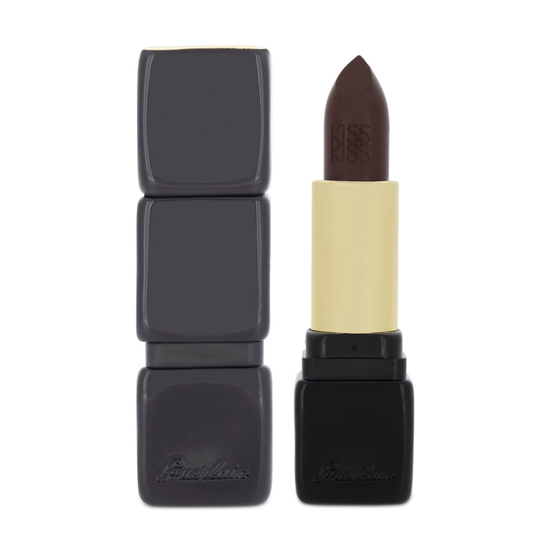 Guerlain KissKiss Lipstick 569 West Wood Brown Red