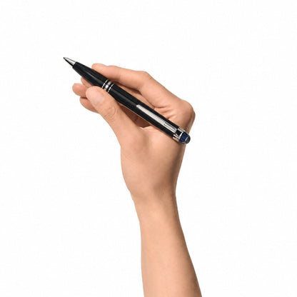 Montblanc StarWalker Precious Resin Ballpoint Pen 132509 held in hand on a white background