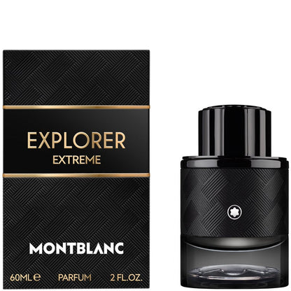 Montblanc Explorer Extreme 60ml Parfum bottle with packaging box