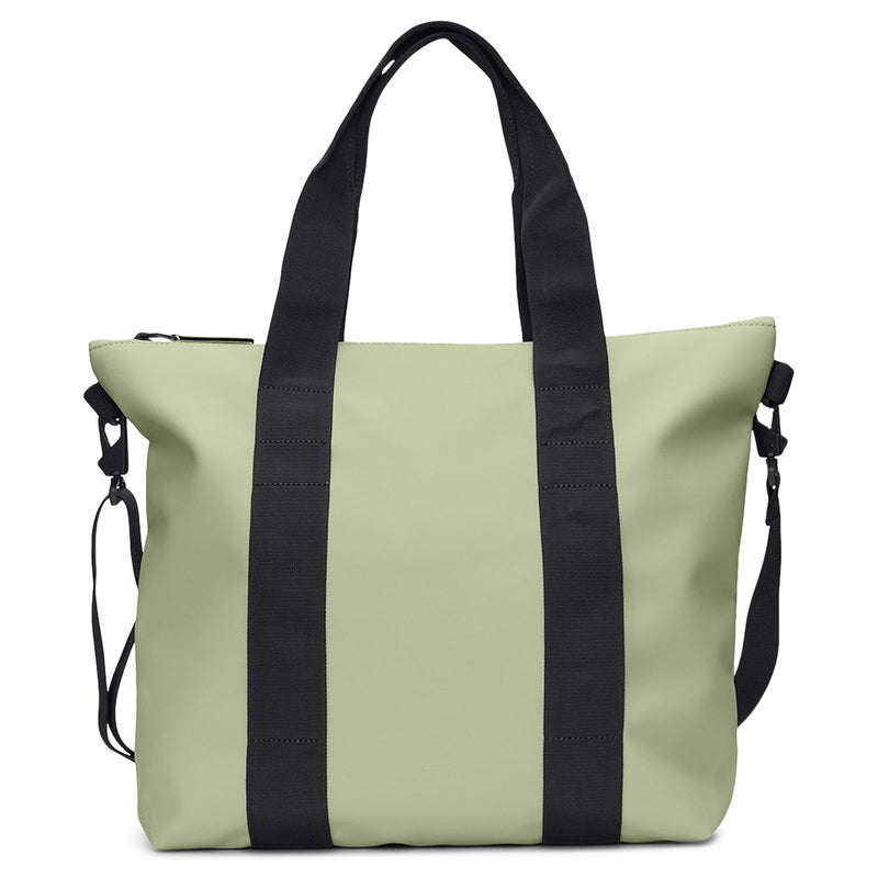 Rains Tote Bag Mini W3 Waterproof Tote Earth Green