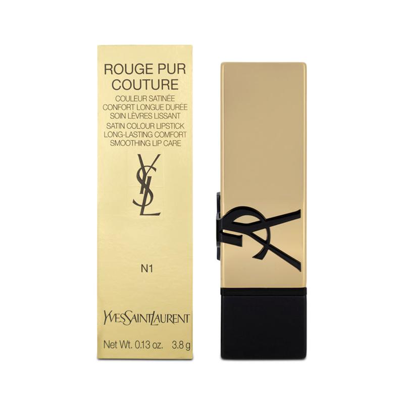 Yves Saint Laurent Rouge Pur Couture Lipstick N1 Beige Trench with packaging