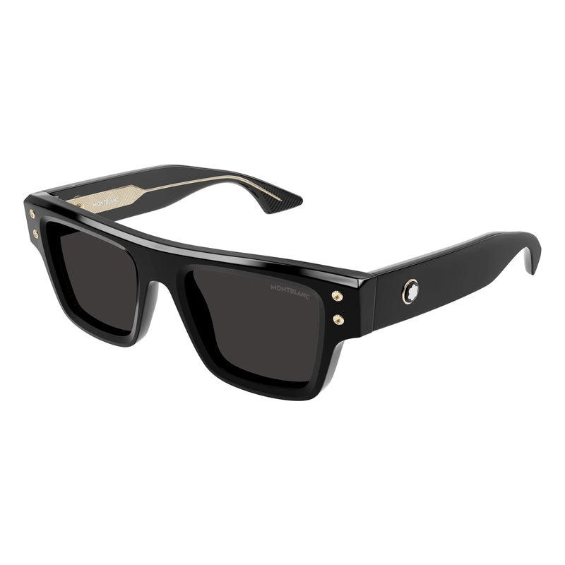 Montblanc Classic Black Smoke Men's Sunglasses MB0253S 001