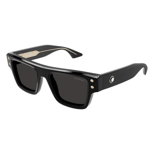Montblanc Classic Black Smoke Men's Sunglasses MB0253S 001