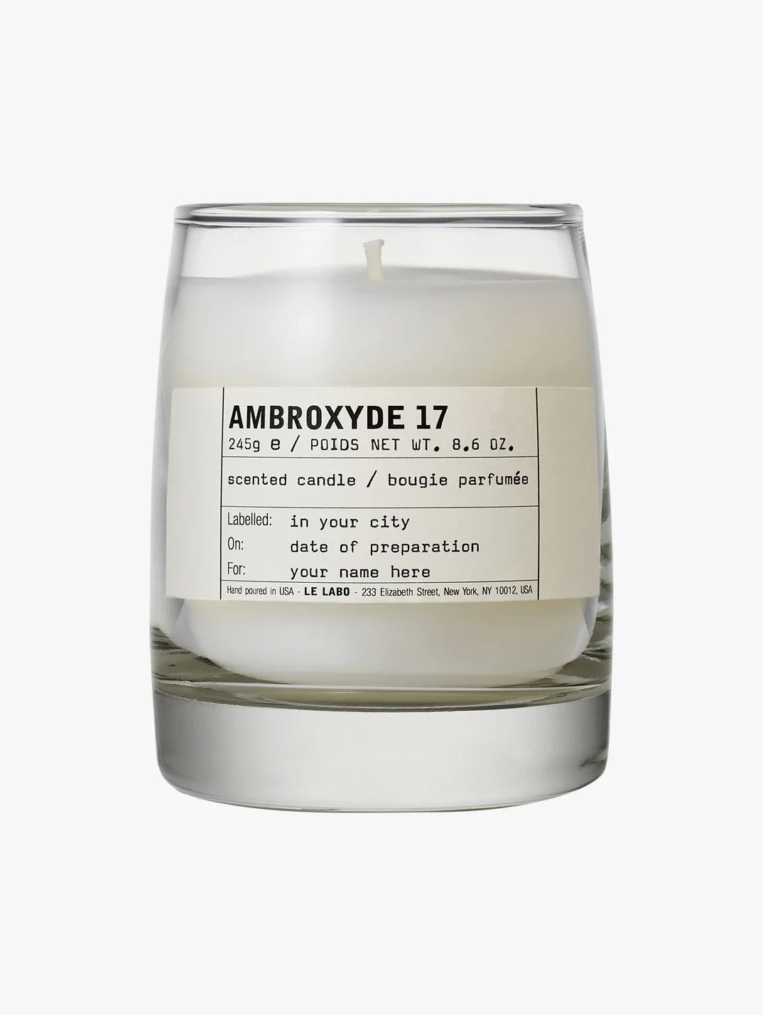 Le Labo Ambroxyde Classic Scented Candle