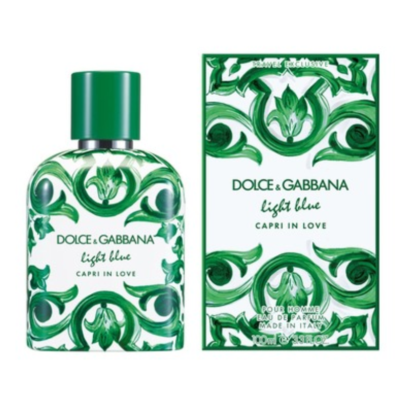 Dolce & Gabbana Light Blue Capri in Love Pour Homme 100ml Eau De Parfum (Blemished Box)