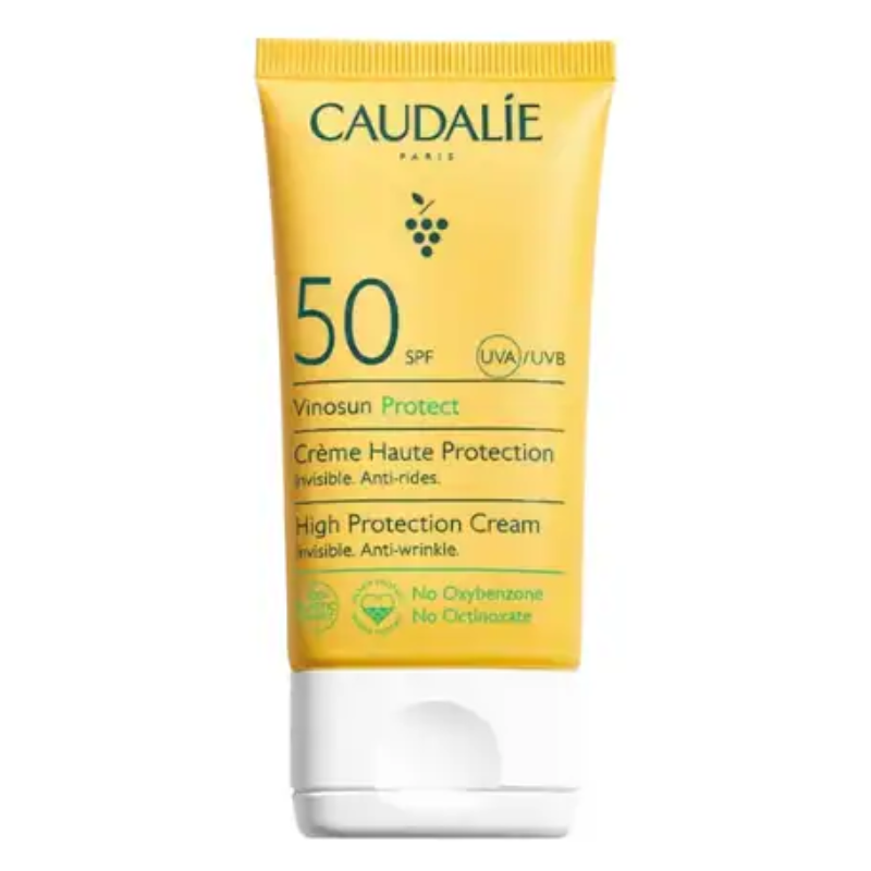 Caudalie Vinosun Protect Sun Cream SPF50+ 50ml (Blemished Box)