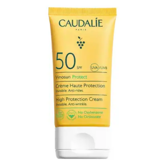 Caudalie Vinosun Protect Sun Cream SPF50+ 50ml (Blemished Box)
