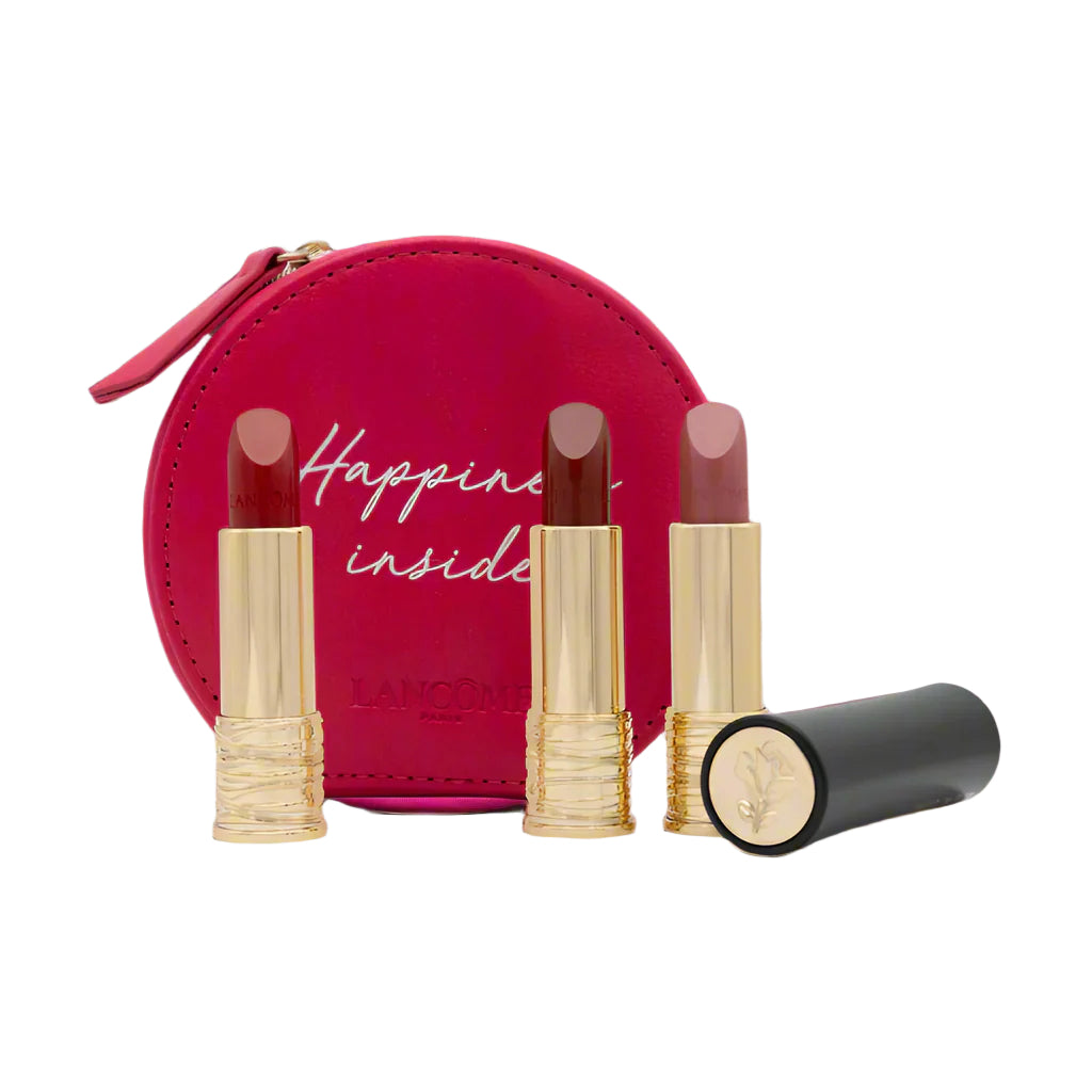 Lancome L'Absolu Rouge Shaping Cream Lipstick Gift Set - 3 Lipsticks