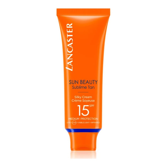 Lancaster Sun Beauty Sublime Tan Silky Cream SPF 15 50ml product only on white background