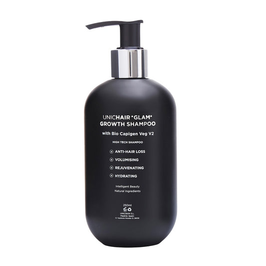 Unicskin Unichair Glam Growth Shampoo 250ml pump bottle