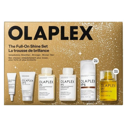 Olaplex The Full-On Shine Set packaging and product