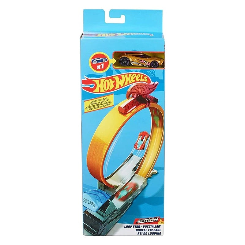 Mattel Hot Wheels Stunt Tracks Loop Star packaging