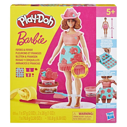 Play-Doh Barbie Florals & Fringe packaging