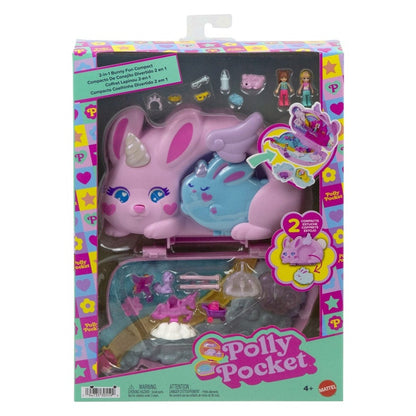 Polly Pocket 2-in-1 Bunny Fun Compact Wearable Playset in packaging