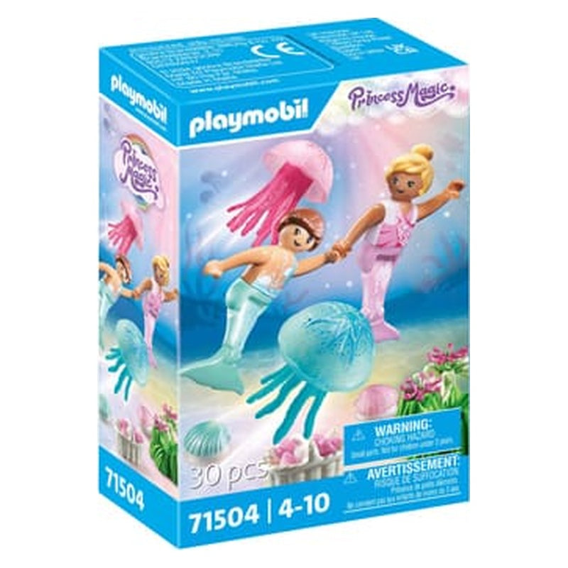 Playmobil Princess Magic Mermaid Children with Jellyfish 71504