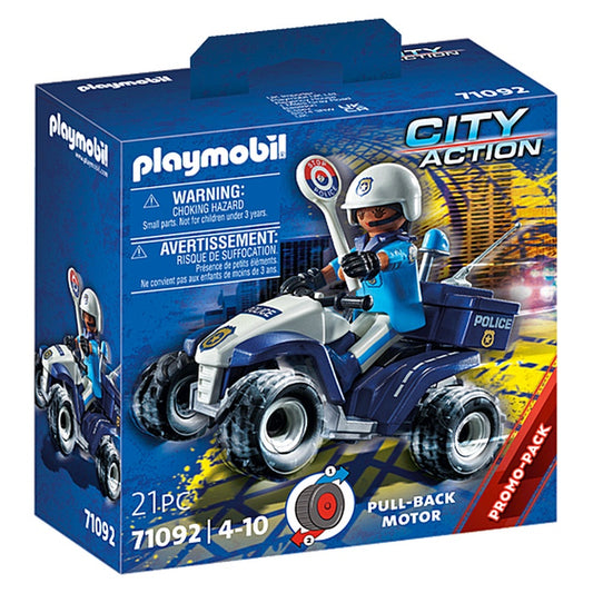 Playmobil City Action Police Quad Playset 71092