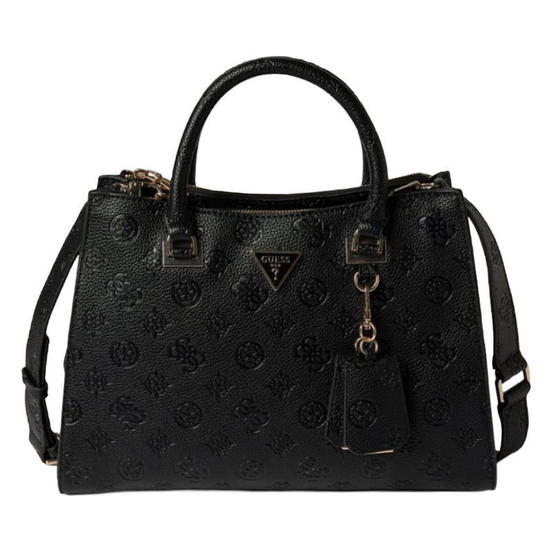 Guess Cresidia Society Handbag Satchel Black