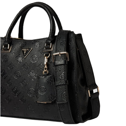 Guess Cresidia Society Handbag Satchel Black