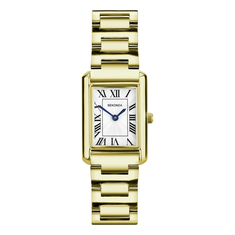 Sekonda Colette White Dial Gold Bracelet Ladies' Watch 40694