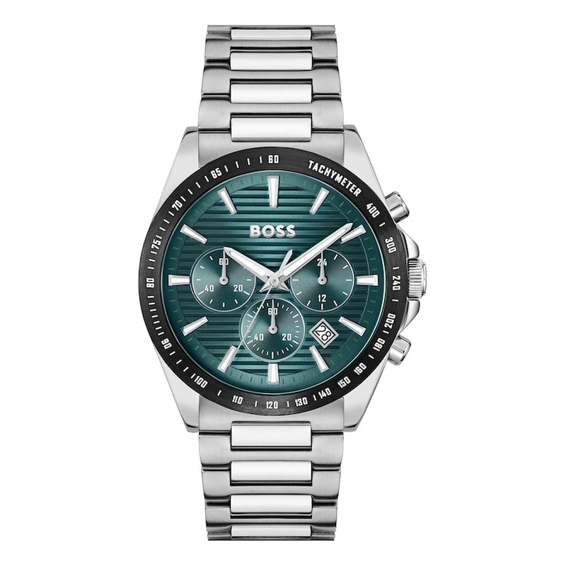 BOSS Strike 41mm Teal Dial Chronograph Men's Watch 1514241