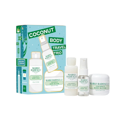 Mario Badescu Skincare Coconut Body Travel Trio