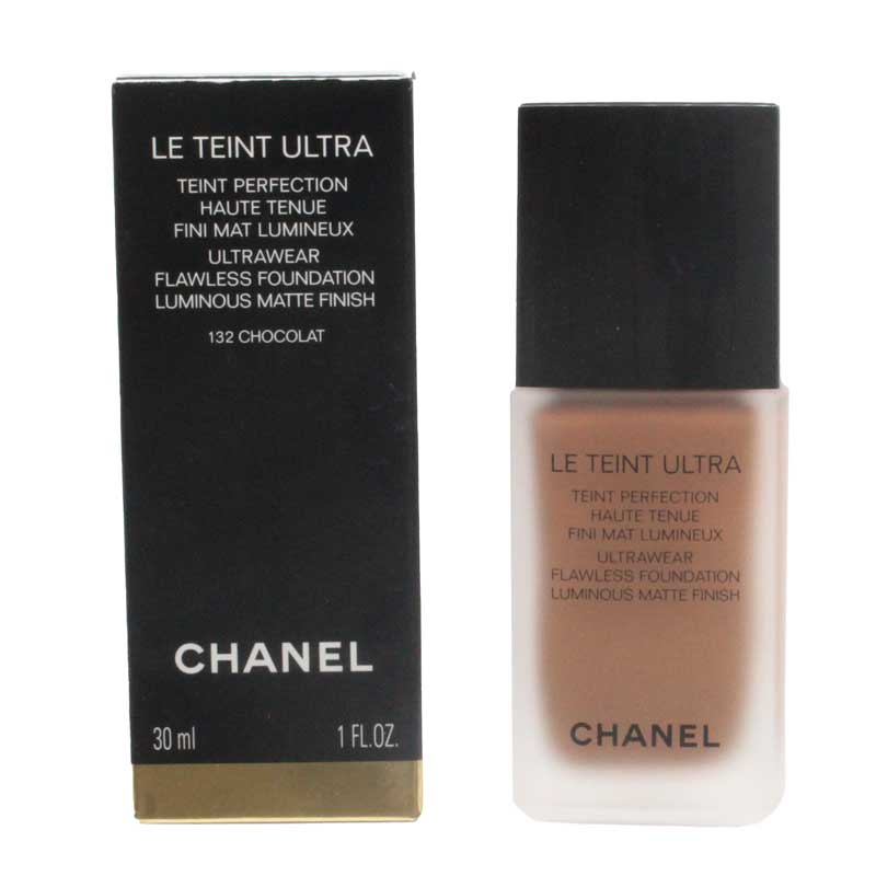 Chanel Le Teint Ultra Flawless Foundation 132 Chocolat