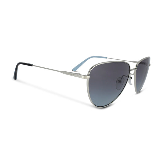Calvin Klein Silver Pilot Sunglasses CK19103S 045 *Ex Display*