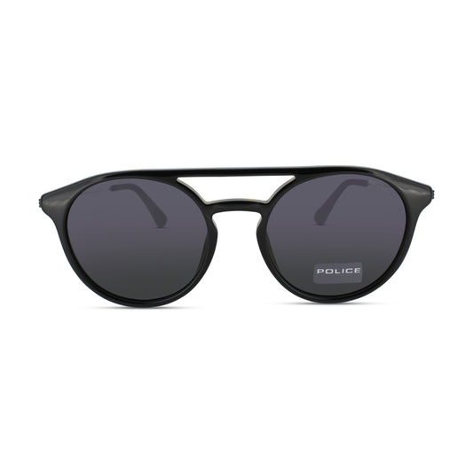 Police Black Havana Round Men's Sunglasses Clint 1 SPL722