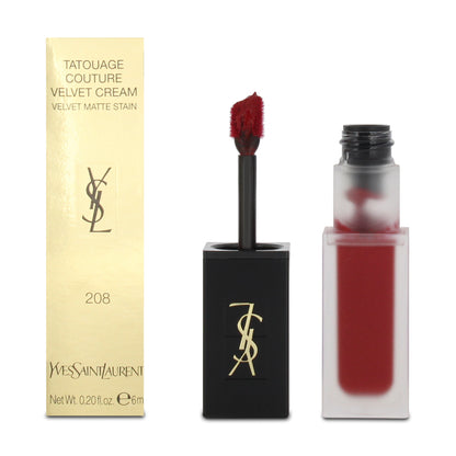 Yves Saint Laurent Tatouage Couture Velvet Lipstick 208 Rouge Faction