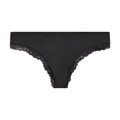 Victoria's Secret Very Sexy Thong Small Black Set of 2 & Lipgloss